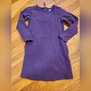 Primary Thick Purple Dress with Pockets size 4-5
